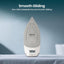 Hisense Steam Iron for Clothes-2800W Powerful Steam of 30 gm/min, Water Tank with 0.3 L, Press Spray Function, Anti-Calcium, Anti-Drip, Vertical Steam, Auto-Shut Off - H28SIWES1