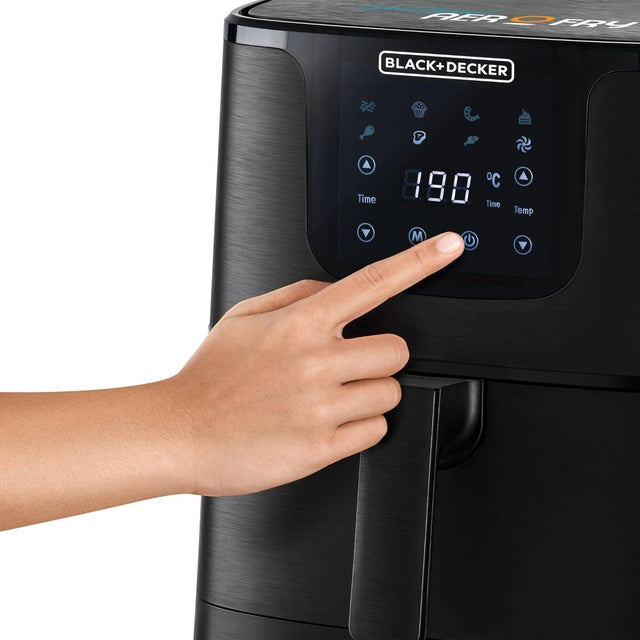 Black+Decker 7 in 1 Multifunction Grand Digital Air Fryer - 1700W / 6L / Black