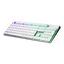 Cooler Master SK653 RGB Wireless Low Profile Mechanical Red Switch Keyboard - Silver White