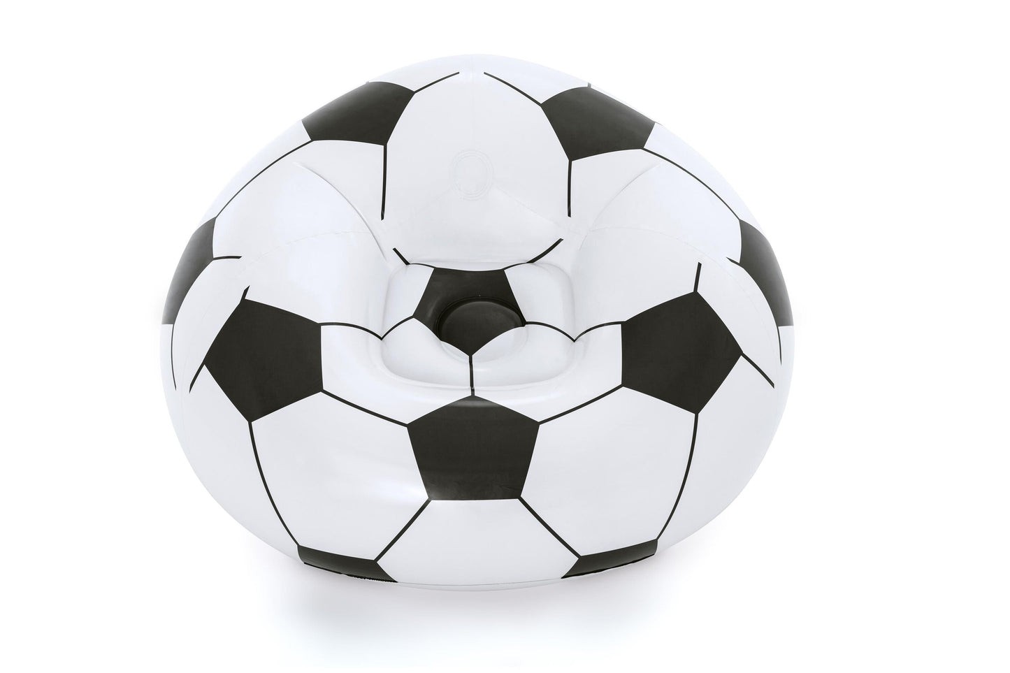 Bestway 1.14m x 1.12m x 66cm beanless soccer ball chair (contents:1 chair, repair patch) age 6+