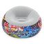 Bestway 44" x 44" x 26"/1.12m x 1.12m x 66cm inflate-a-chair graffiti air chair (contents:chair, repair patch,)