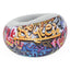 Bestway 44" x 44" x 26"/1.12m x 1.12m x 66cm inflate-a-chair graffiti air chair (contents:chair, repair patch,)