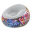 Bestway 44" x 44" x 26"/1.12m x 1.12m x 66cm inflate-a-chair graffiti air chair (contents:chair, repair patch,)