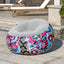 Bestway 1.12m x 1.12m x 66cm inflate-a-chair floral air chair (contents:chair, repair patch,)