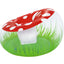 Bestway 1.12m x 1.12m x 66cm mighty mushroom air chair (1 chair, repair patch) age 6+
