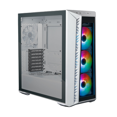 Cooler Master MasterBox MB520 Mesh ARGB ATX Mid Tower Case - White
