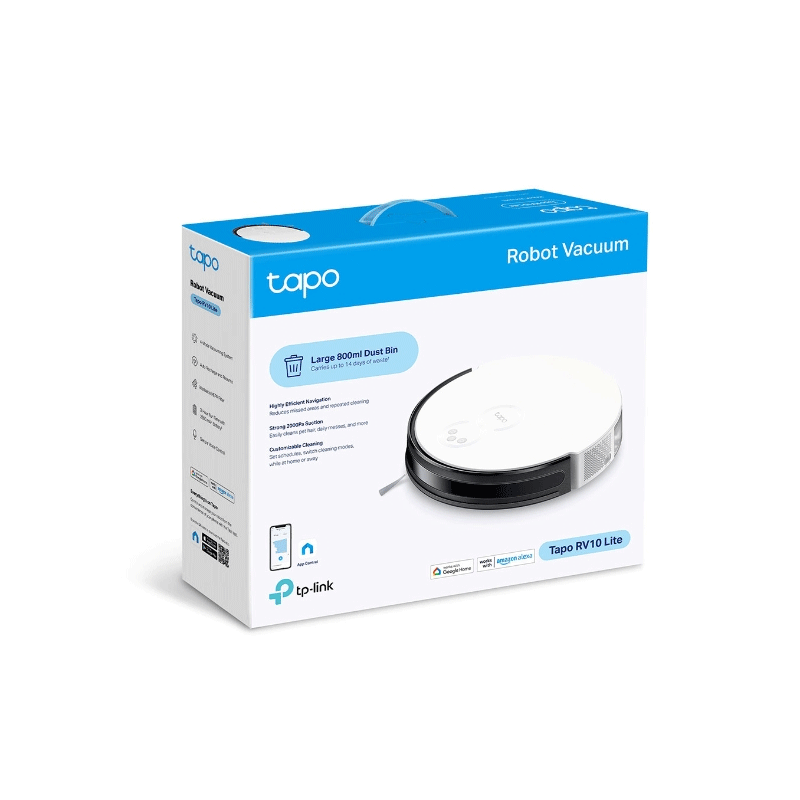 TP-Link (Tapo RV10 Lite) Robot Vacuum - 2600 mAh / 4-Level