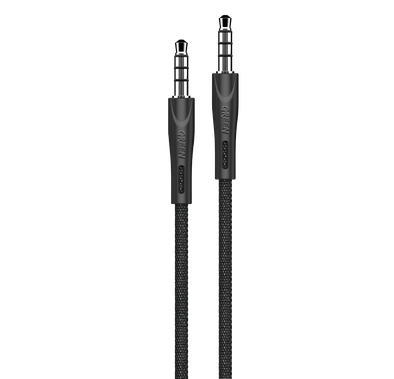 Pawa Braided 3.5 to 3.5 AUX Cable 1.2M - Black