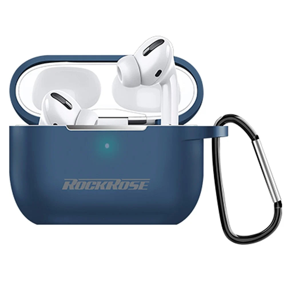 RockRose Veil III Silicone Case for AirPods Pro, RRPCAP3VBL, Blue