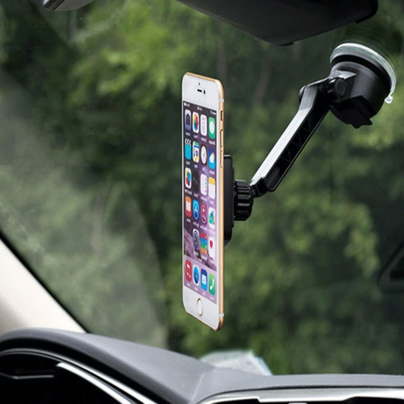 Wixgear Magnetic Car Mount with Long Arm - Black