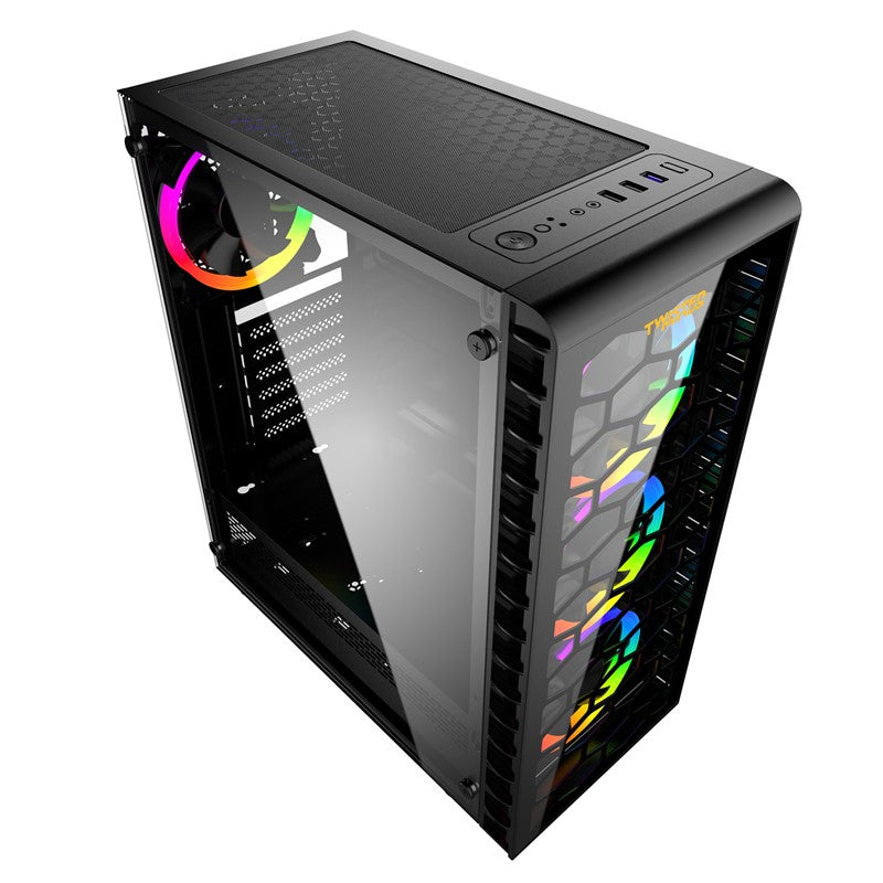 Twisted Minds Killstreak-03 Mid Tower Gaming Case - Black