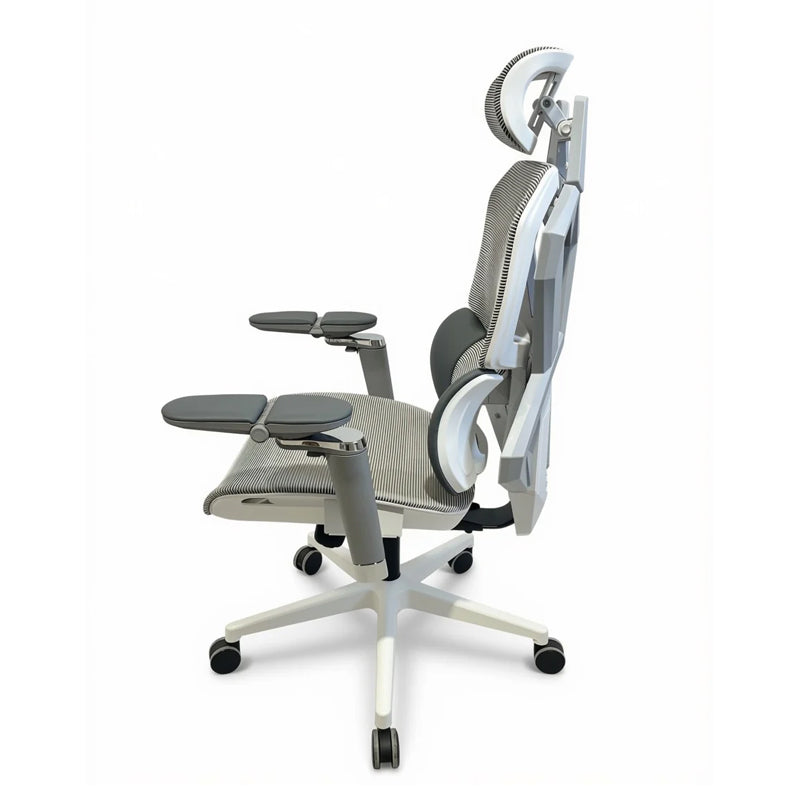 SADES Phoenix SA-AD10-W Adjustable Mesh Gaming Chair with 6D Armrest - White