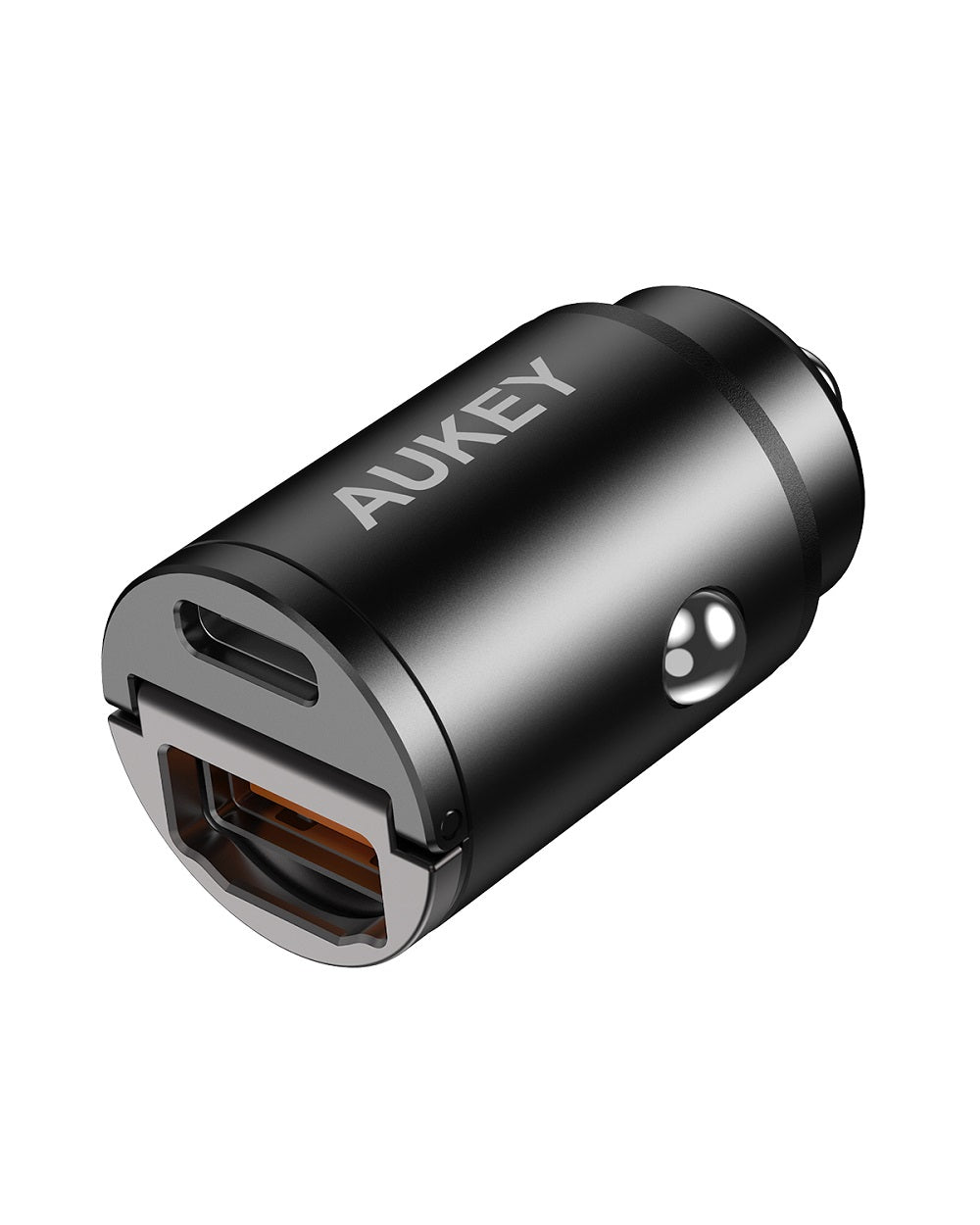 Aukey 20W Compact PD Charger + USB-C - Lightning Cable  + 30W Car Charger / Black - Bundle Offer