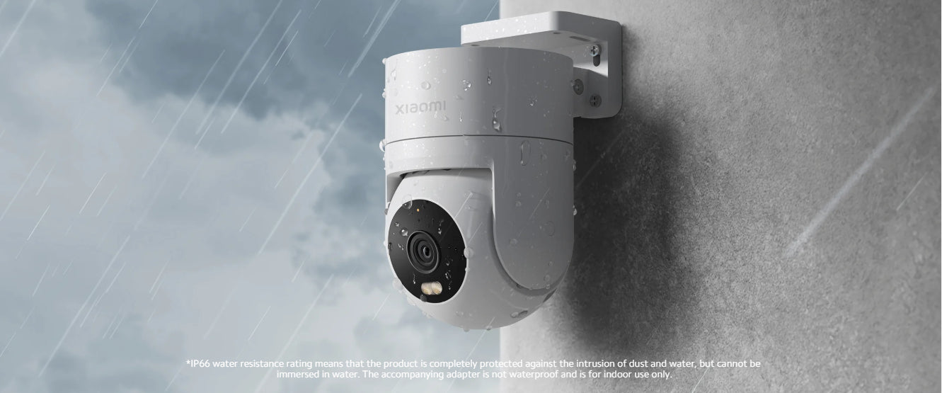 Xiaomi Outdoor Camera CW300 - 4MP Ultra-Clear / Two-way Intercom / Night Vision / AI Detection / Wi-Fi / White