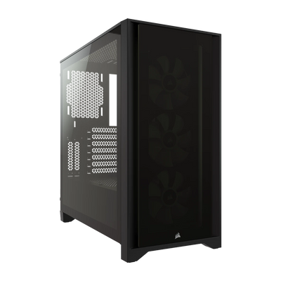 CORSAIR iCUE 4000X RGB Mid Tower Case - Black
