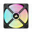 CORSAIR iCUE LINK QX140 RGB PWM Case Fan Expansion Kit - 140mm / Black