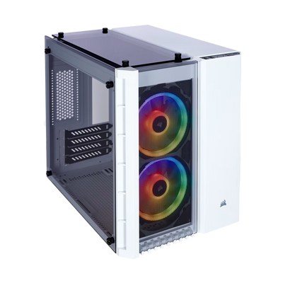 CORSAIR Crystal Series 280X RGB Micro Tower Case - White