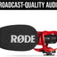 ميكروفون  RODE VideoMic جو Helix من نوع شوتغان ميكروفون  3.5 مم