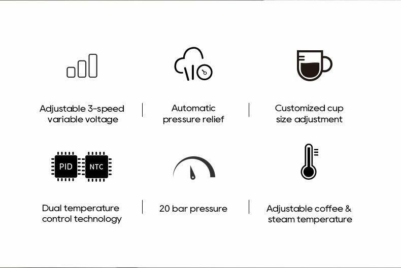 HiBREW Semi Automatic Espresso Coffee Machine H10 PLUS