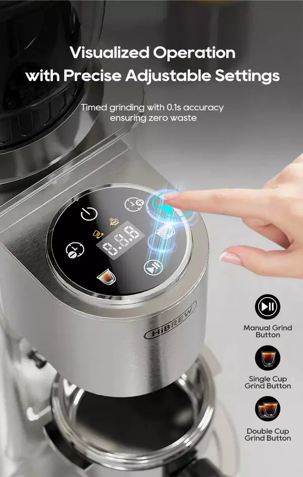 HiBREW Automatic Coffee Grinder  G7 - White