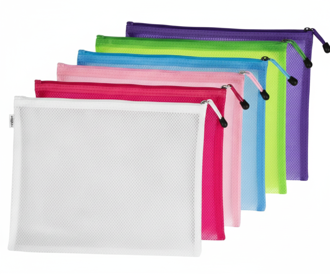 Class Mesh File Nylon Light Colors Grid A3 - Assorted