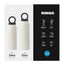 Ringo Insulated Water Bottle With Phone Holder - 950ml / Ivory