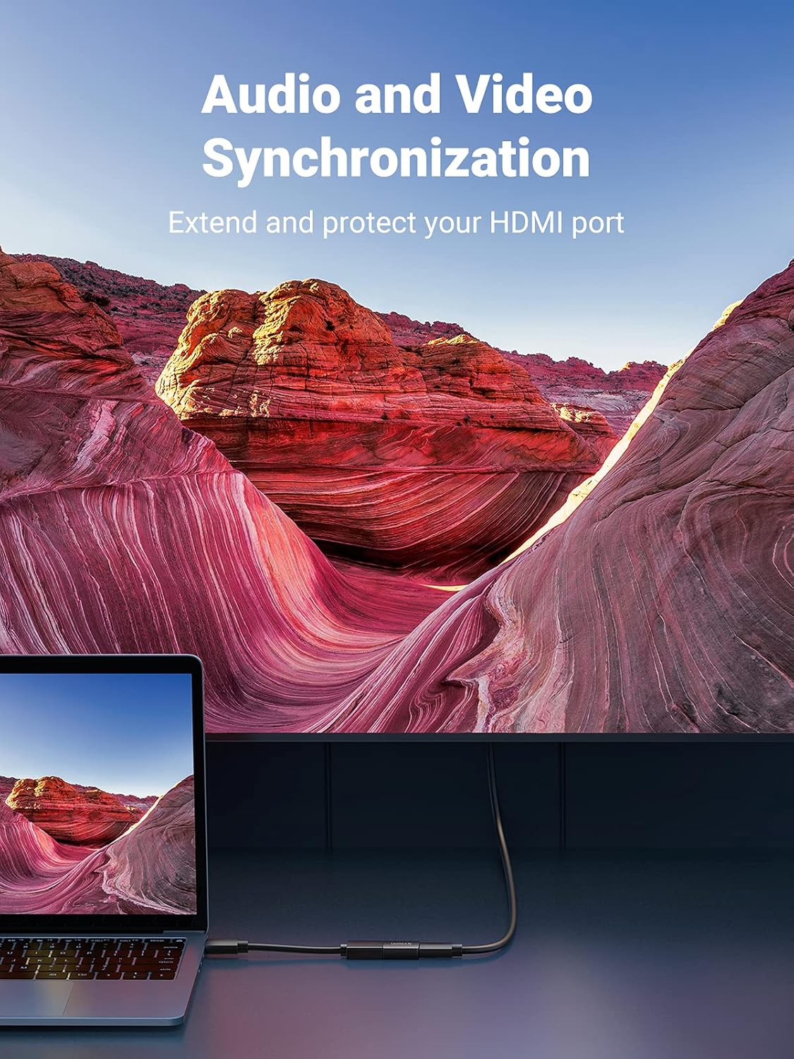 يوجرين إتش دي إم أي  إلى  محول  أسود