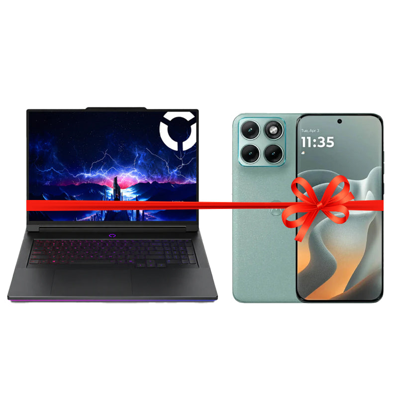 Bundle Offer - Lenovo Legion 9 - 18" WQUXGA / 440Hz / RTX 5090 24GB VGA / Ultra 9 275HX / 64GB / 4TB (NVMe M.2 SSD) / Eclipse Black - Laptop + Motorola Edge 70 Fusion Mobile