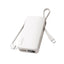 MOMAX 1-Power Vital+ Power Bank With Built-In Cable - 10000mAh / USB-C / Lightning / White