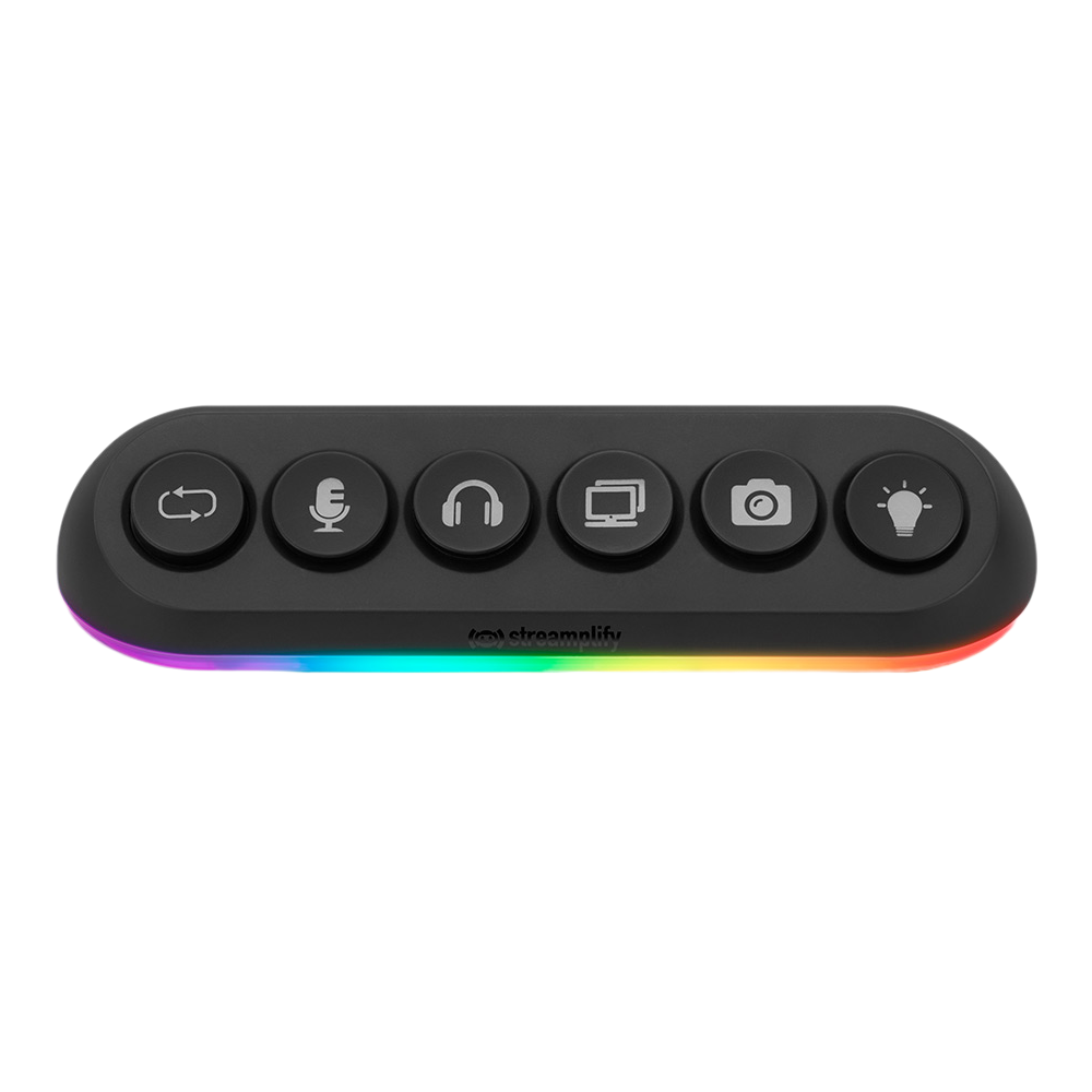STREAMPLIFY HUB DECK 5 RGB - Black