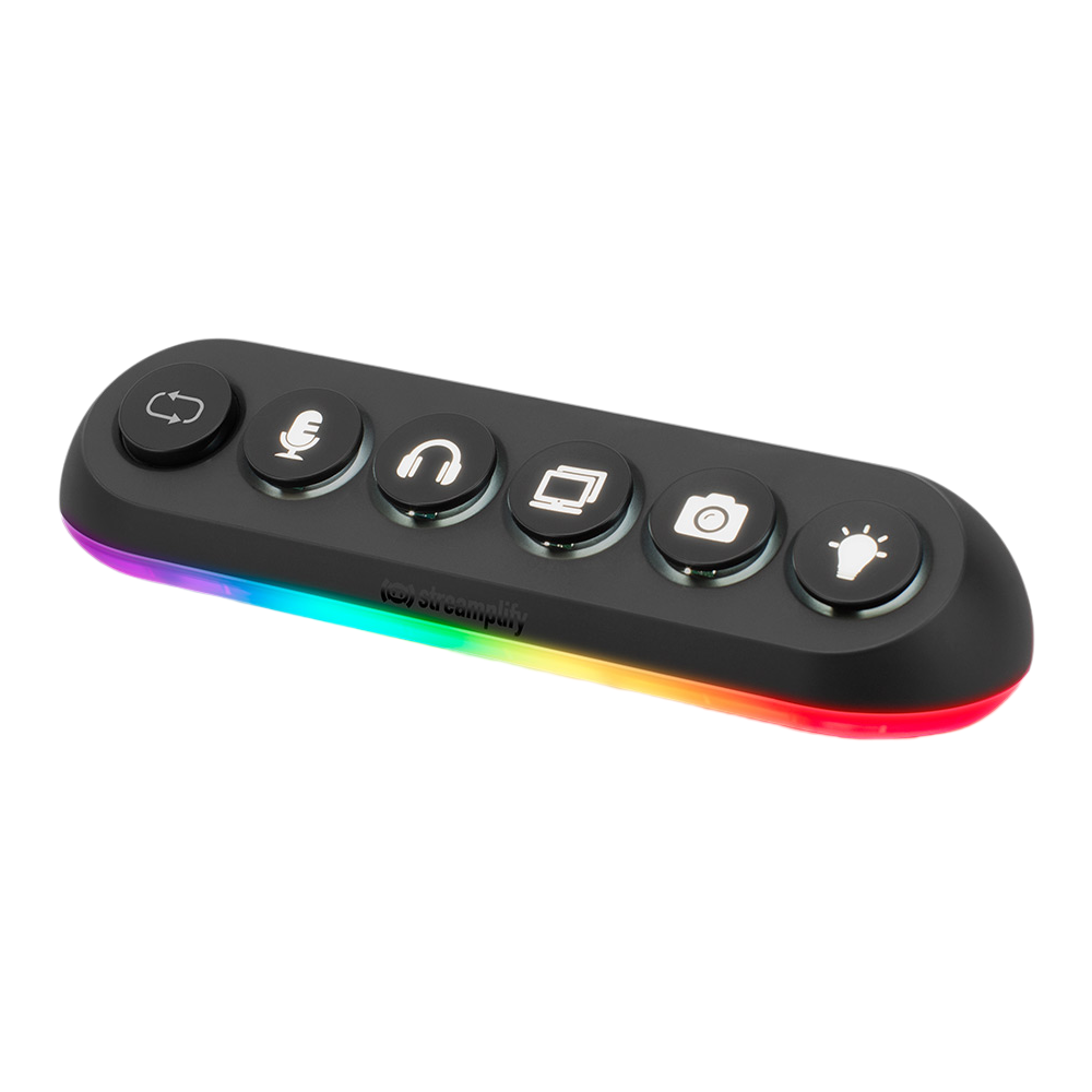STREAMPLIFY HUB DECK 5 RGB - Black