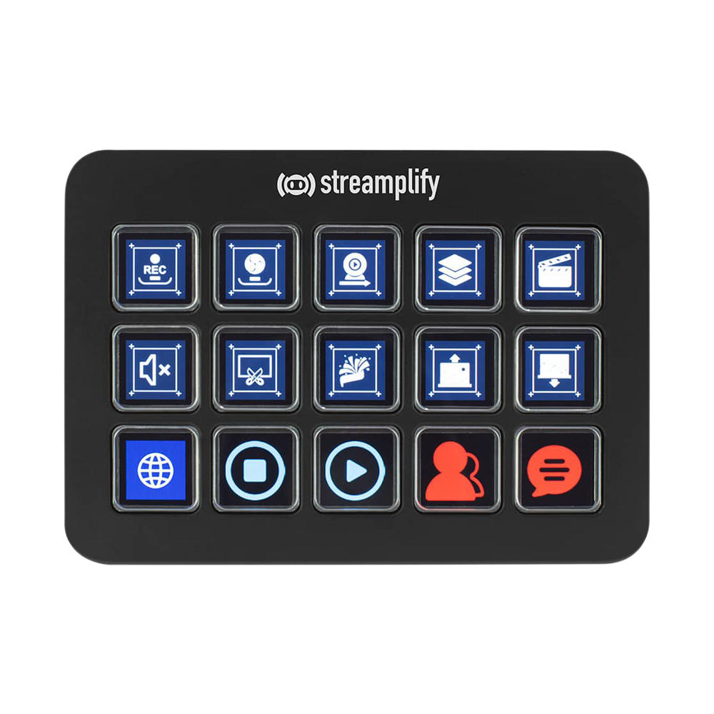 STREAMPLIFY STREAMING DECK - LCD / Black
