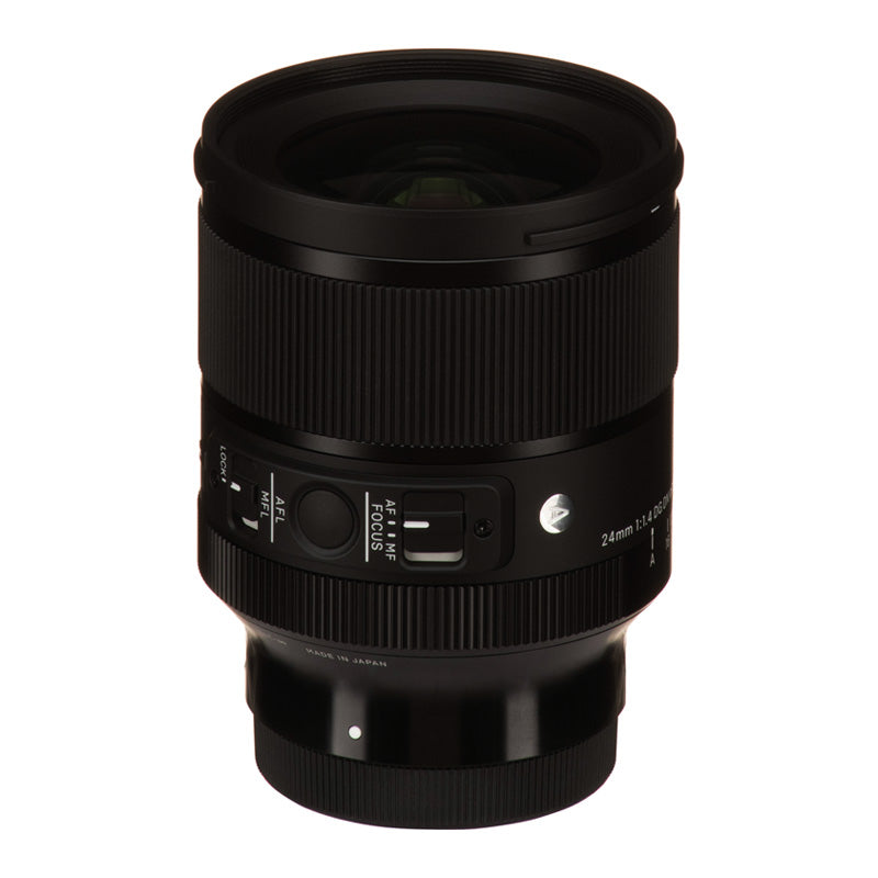 SIGMA DG DN Art Lens for Sony E - 24mm / Autofocus - Black