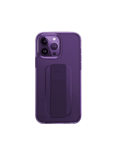 Uniq Hybrid iPhone 14 Pro Max Heldro Mount Series - Fig Purple Accessories > Mobiles & Tablets