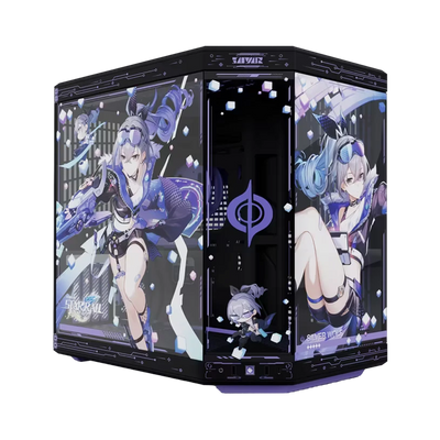 HYTE Y70 Silver Wolf Bundle E-ATX Case - Black