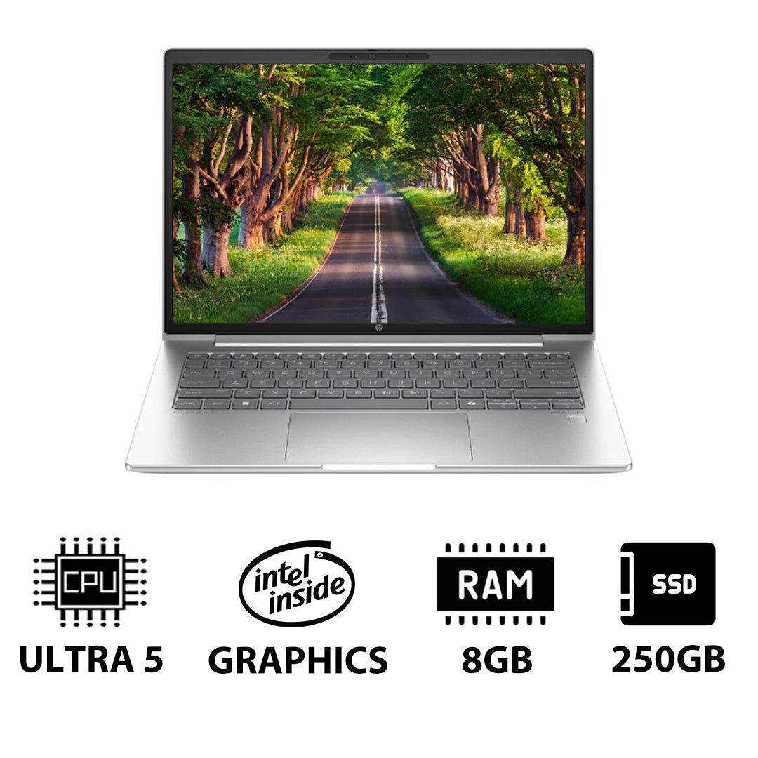 HP ProBook 440 G11 - 14" WUXGA / Ultra 5 125U / 8GB / 250GB (NVMe M.2 SSD) / DOS (Without OS) / 1YW / Pike silver - Laptop