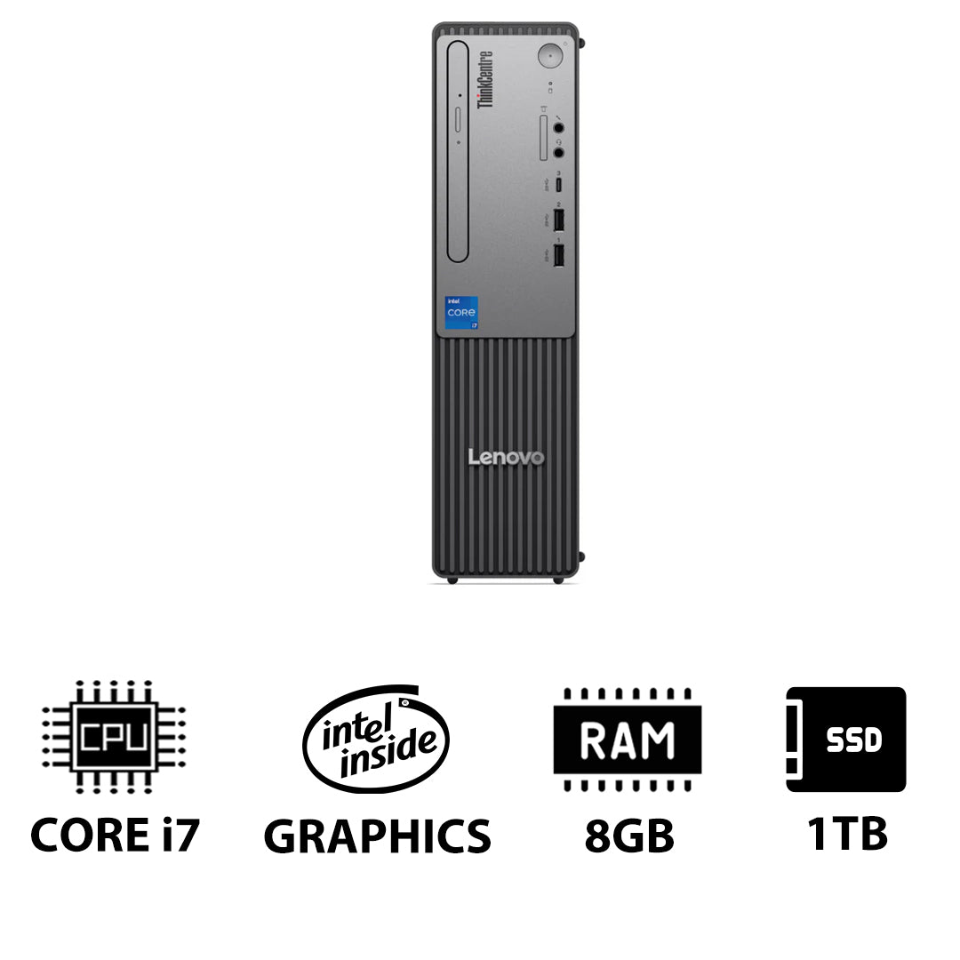Lenovo ThinkCentre Neo 50s Gen 5 (SFF) - i7 / 8GB / 1TB (NVMe M.2 SSD) / Win 11 Pro / 1YW - Desktop