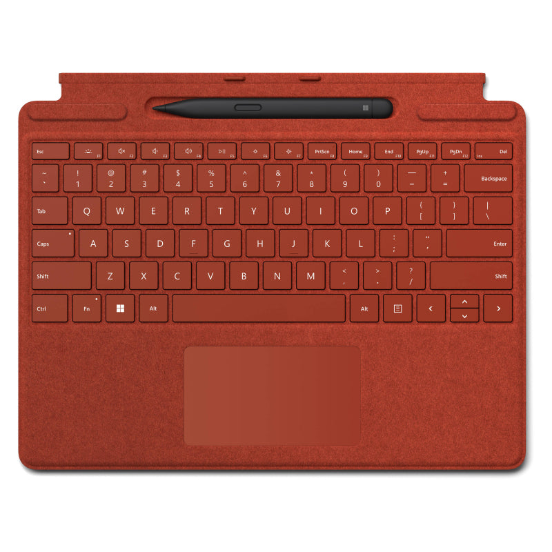 مايكروسوفت سيرفس برو التوقيع لوحة مفاتيح مع   نحيف   قلم  2 - مغناطيسي / /الإنجليزية / الخشخاش أحمر - لوحة مفاتيح