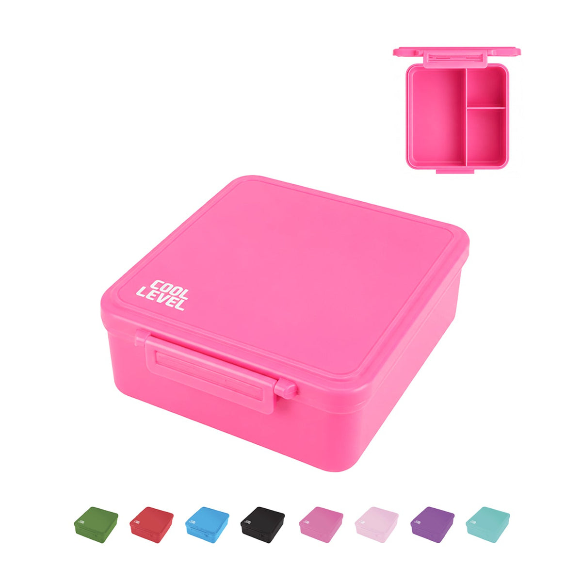 COOL LEVEL Stainless Steel Compartments Class Lunchbox - Assorted