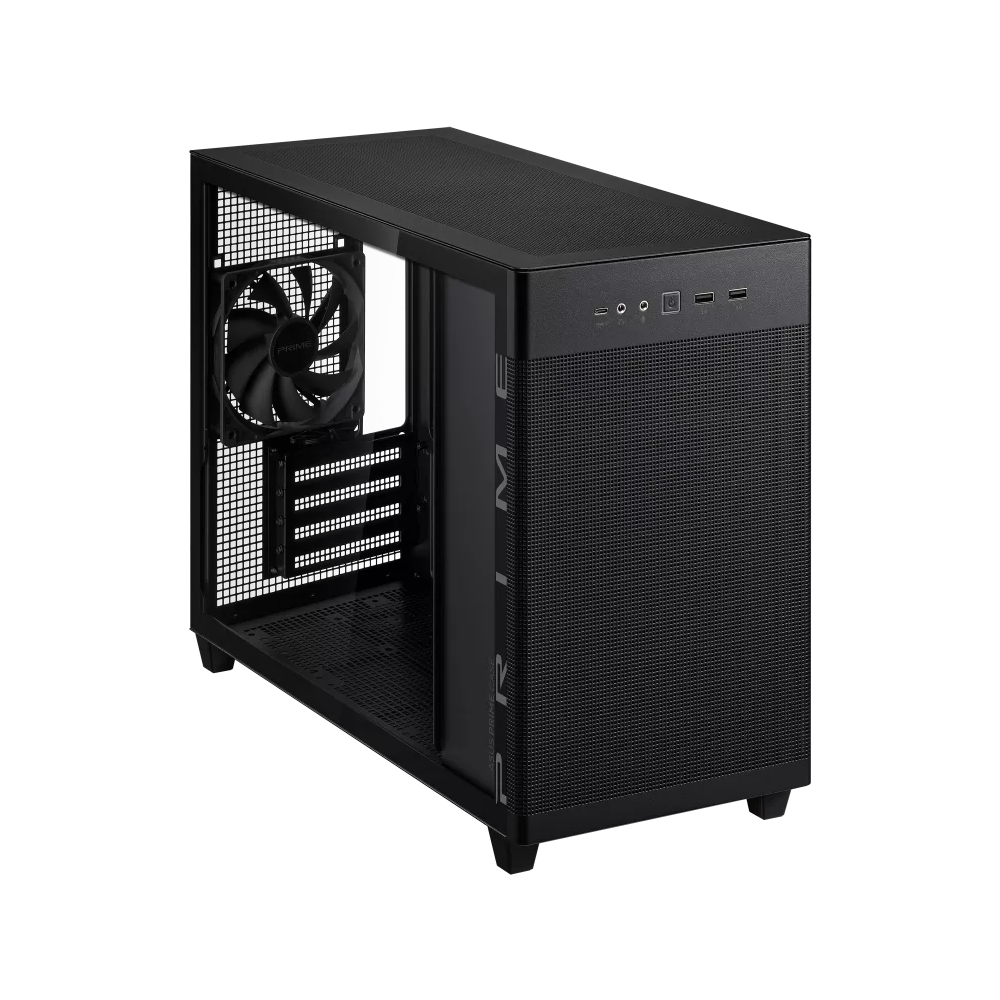 ASUS Prime AP201 Micro-ATX Case - Black