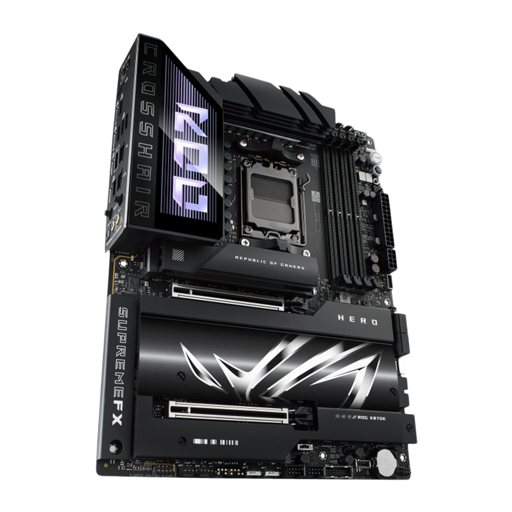 ASUS ROG CROSSHAIR X870E HERO Motherboard - DDR5 / Wi-Fi / HDMI / DisplayPort / Ethernet / USB- Black