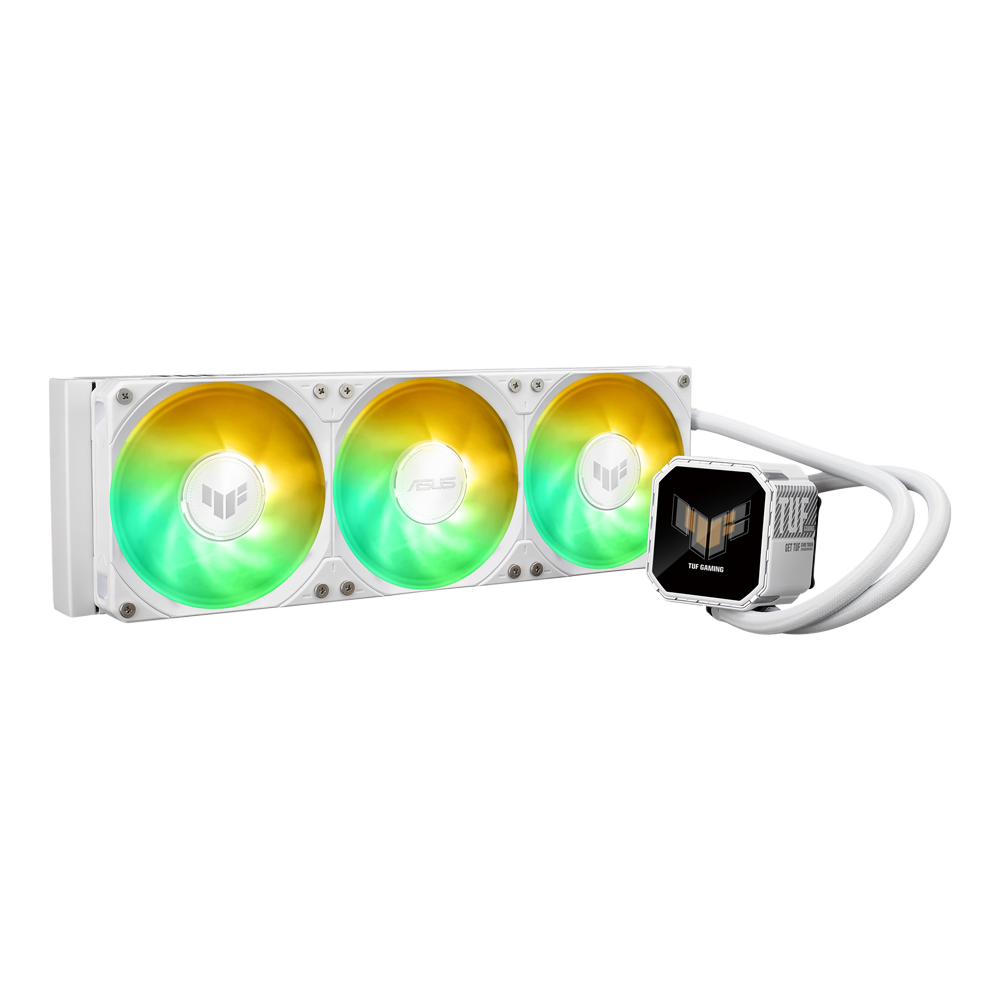 ASUS TUF GAMING III 360 LCD Liquid Cooler - White