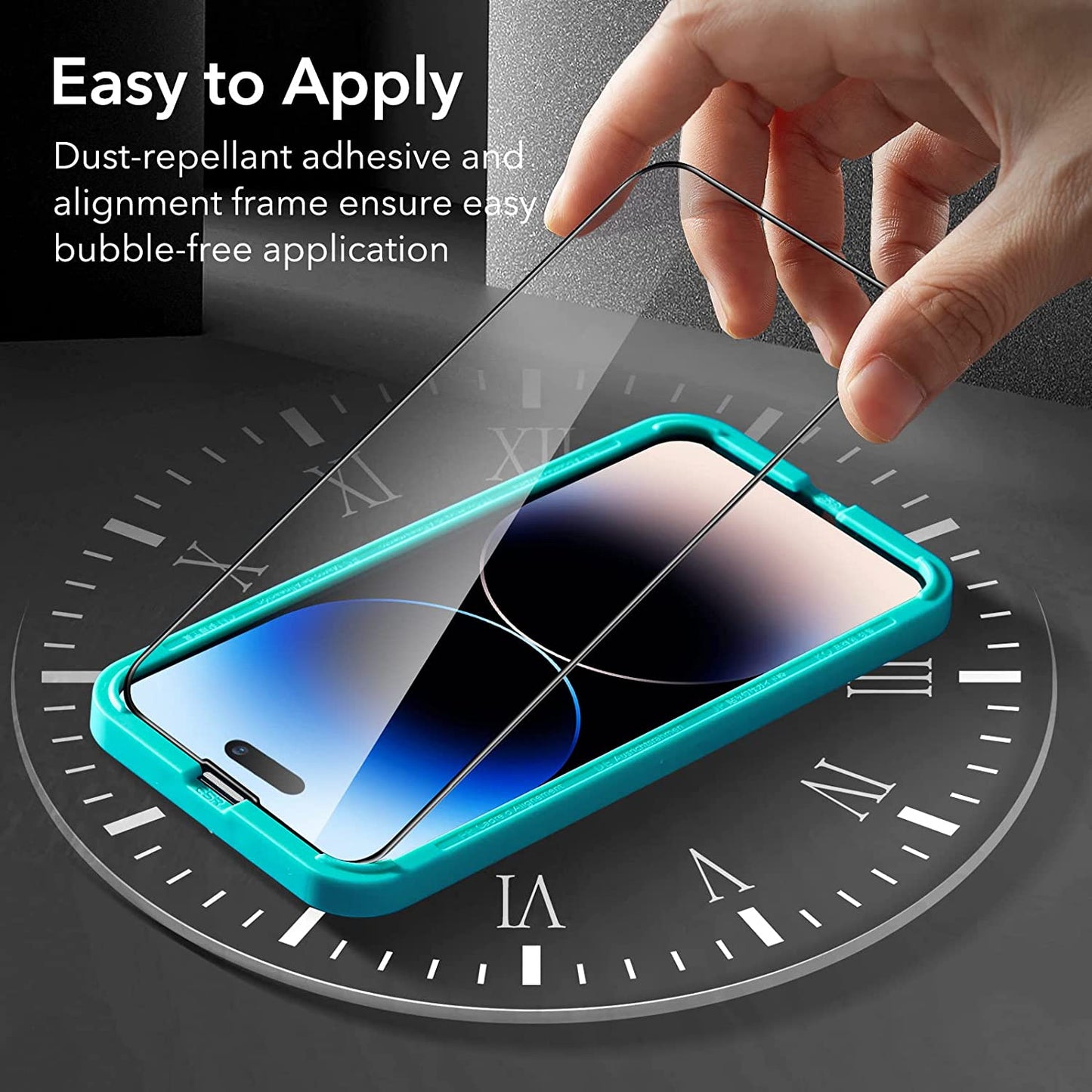 ESR iPhone 14 Pro Max Armorite Tempered edge to edge Glass Screen Protector 2Pack - Clear