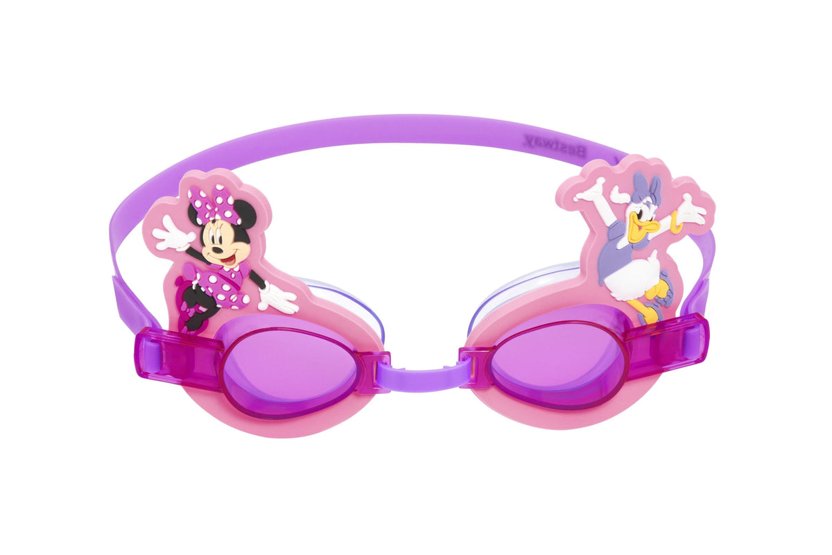Bestway  Deluxe Goggles Minnie (One Pair Of Goggles, 1 Assorted Character Designs) Age 3+