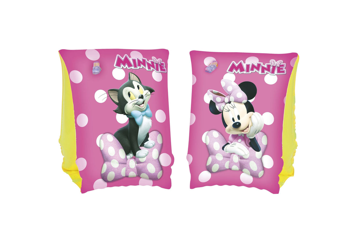Bestway 23Cm X 15Cm Armbands (Contents:1 Pair Of Armbands.) Age 3-6 - Minnie Mouse
