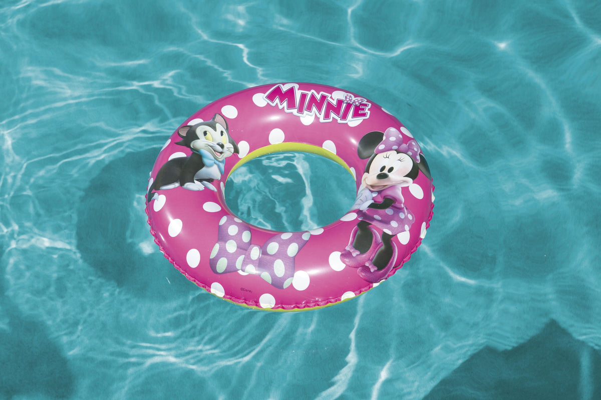 Bestway 56Cm Swim Tube (Contents:1 Swim Ring.) Age 3-6 - Minnie Mouse