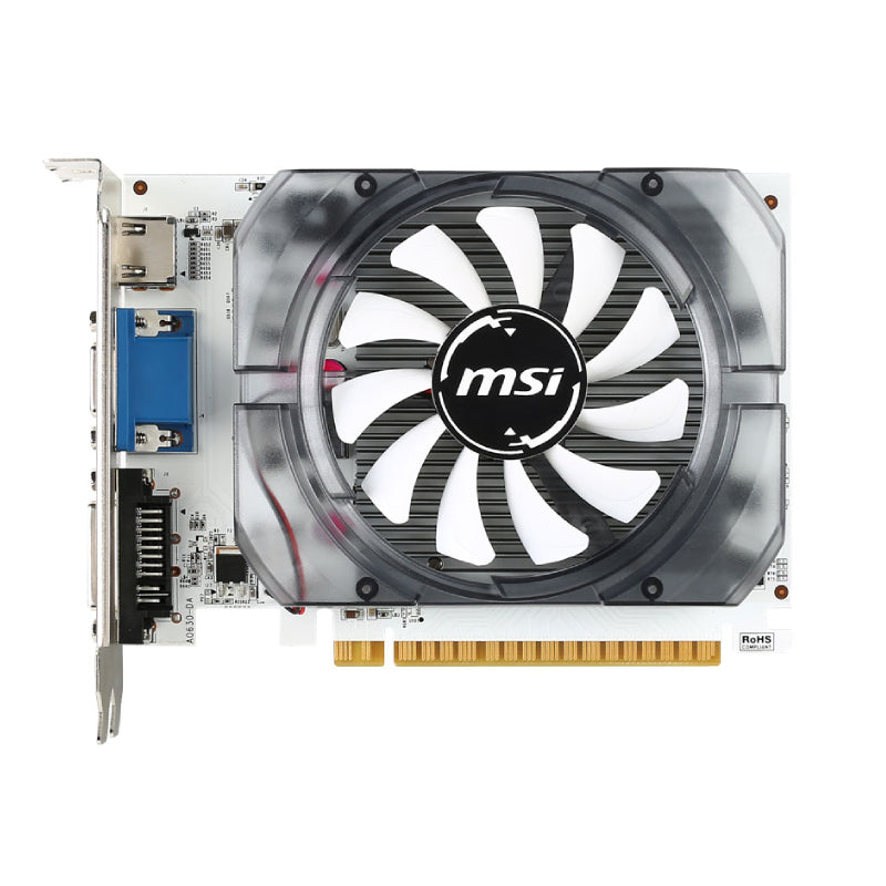 MSI NVIDIA GeForce® GT 730 - 4GB / DDR3 / 128-Bit / PCIe / D-Sub / HDMI / DVI