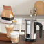 HiBREW 4 in 1 Milk Frother Frothing Foamer Fully automatic Milk Warmer Cold/Hot Latte Cappuccino Chocolate Protein Powder M3A