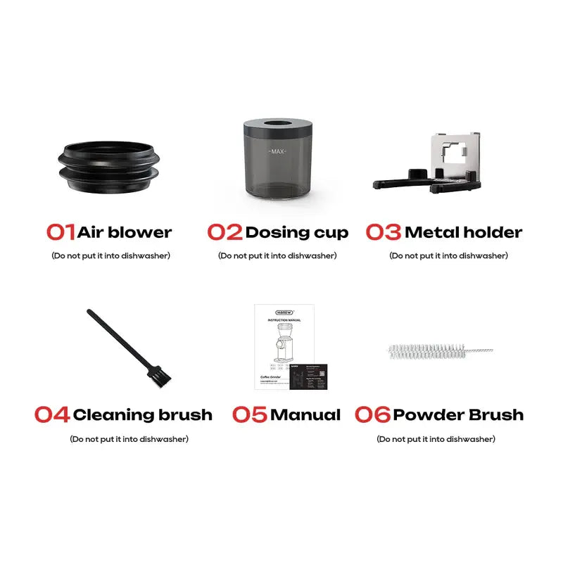HiBREW G3 Plus: 31-Level Precision, Plasma Anti-Static, Smart Touchscreen Coffee Grinder
