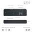 Logitech MX Keys S Keyboard Mouse Combo - Graphite (Eng/Arb)